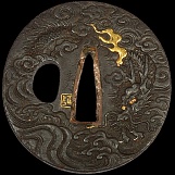 Комплект деталей для оправы катаны с драконами