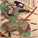 Утагава Ёсиику. Сакаи Тадацугу. 1866 г.