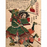 Утагава Ёсиику. Фукусима Масанори. 1866 г.