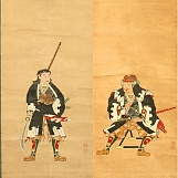Оиси Кураносукэ Ёсио, глава сорока семи преданных вассалов, и ег