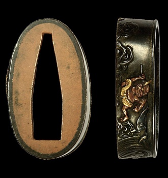 Комплект футигасира с изображением Секи