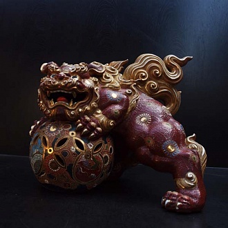 Кома-ину. Скульптура кутани. Япония