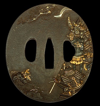 Цуба с изображением полководца Като Киёмасо