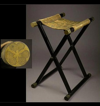 Складной походный стул. Период Эдо