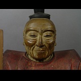 Иэясу Токугава в последние годы жизни. Деревянная скульптура. Середина XVIII в.