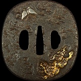 Цуба с изображением львов сиси и бабочки