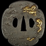 Цуба с изображением дракона